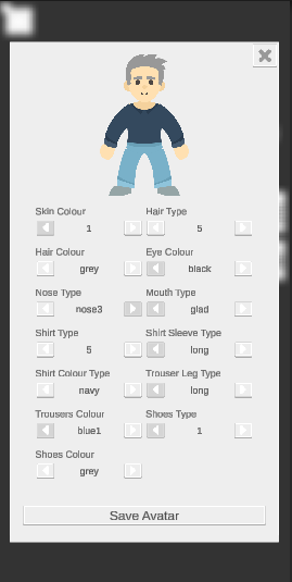 Player Avatar Customisation